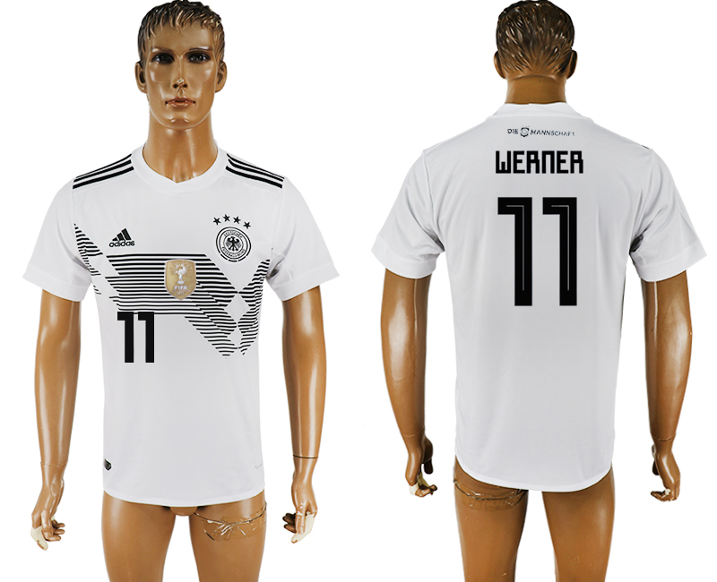 Maillot de foot coupe du monde 2018 ALLEMAGNE #11 WERNER BLANC.jpg